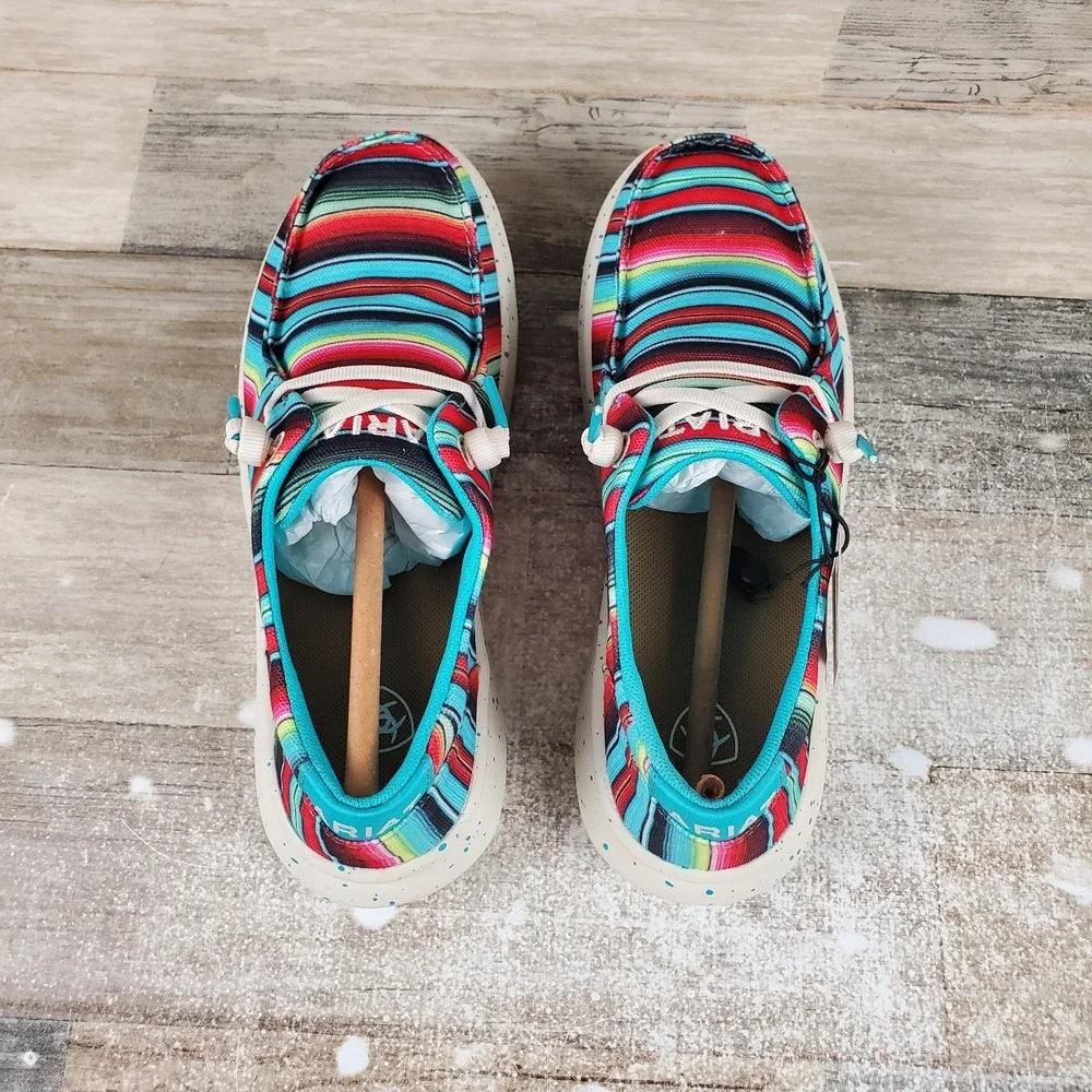 Ariat Hilo Womens Casual Shoes Sz 6 B Multi Striking‎ Serape Comfort Sneakers